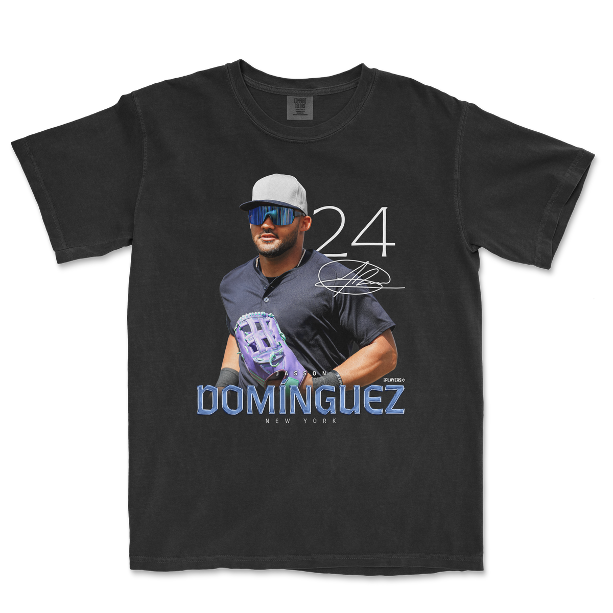 応援グッズ Fanatics UNDER WRAPS JASSON DOMINGUEZ Jasson Dominguez Breakout Series | Premium Comfort Colors Shirt