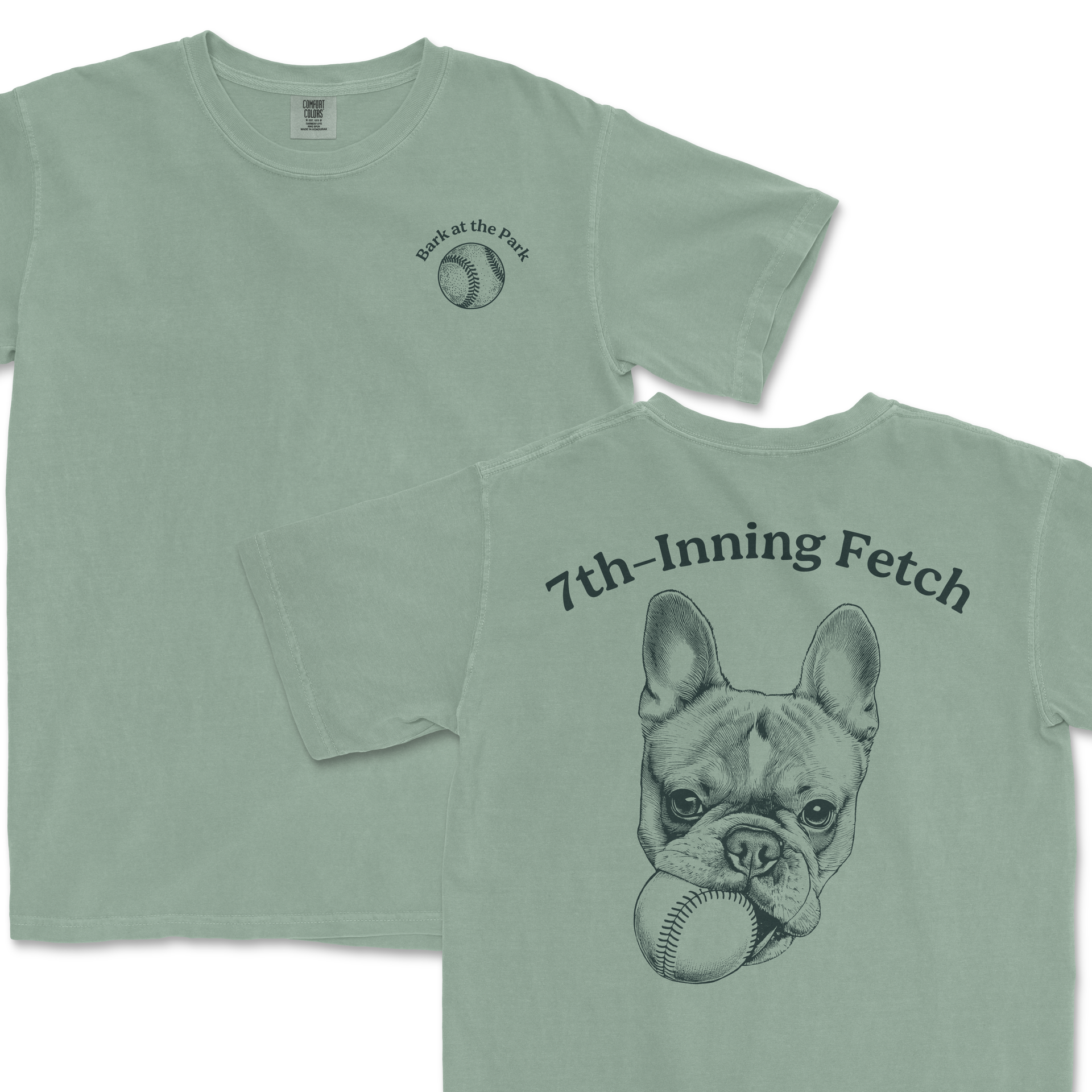 7Th-Inning Fetch Frenchie Comfort Colors Tee Premium Quality