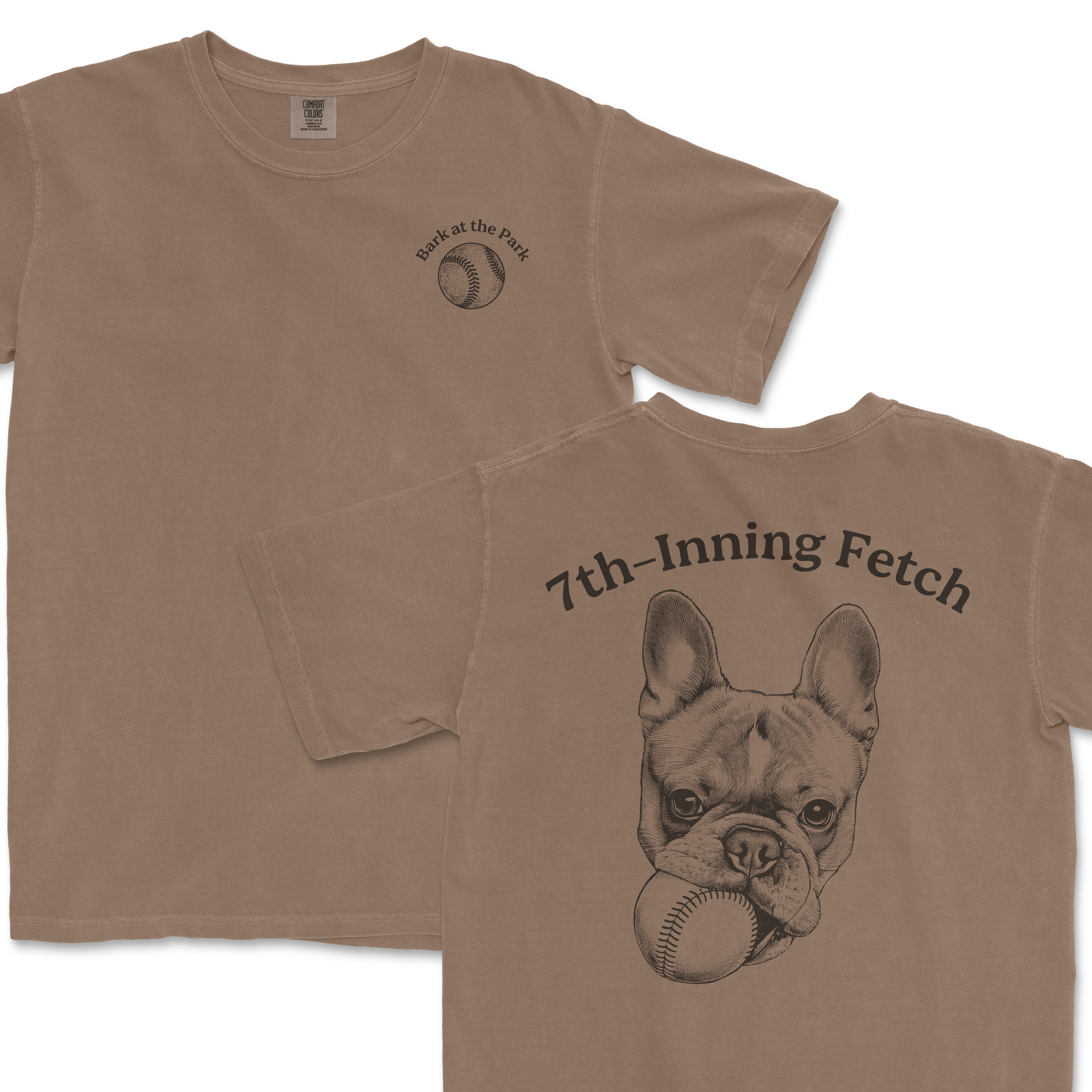 7Th-Inning Fetch Frenchie Comfort Colors Tee Premium Quality