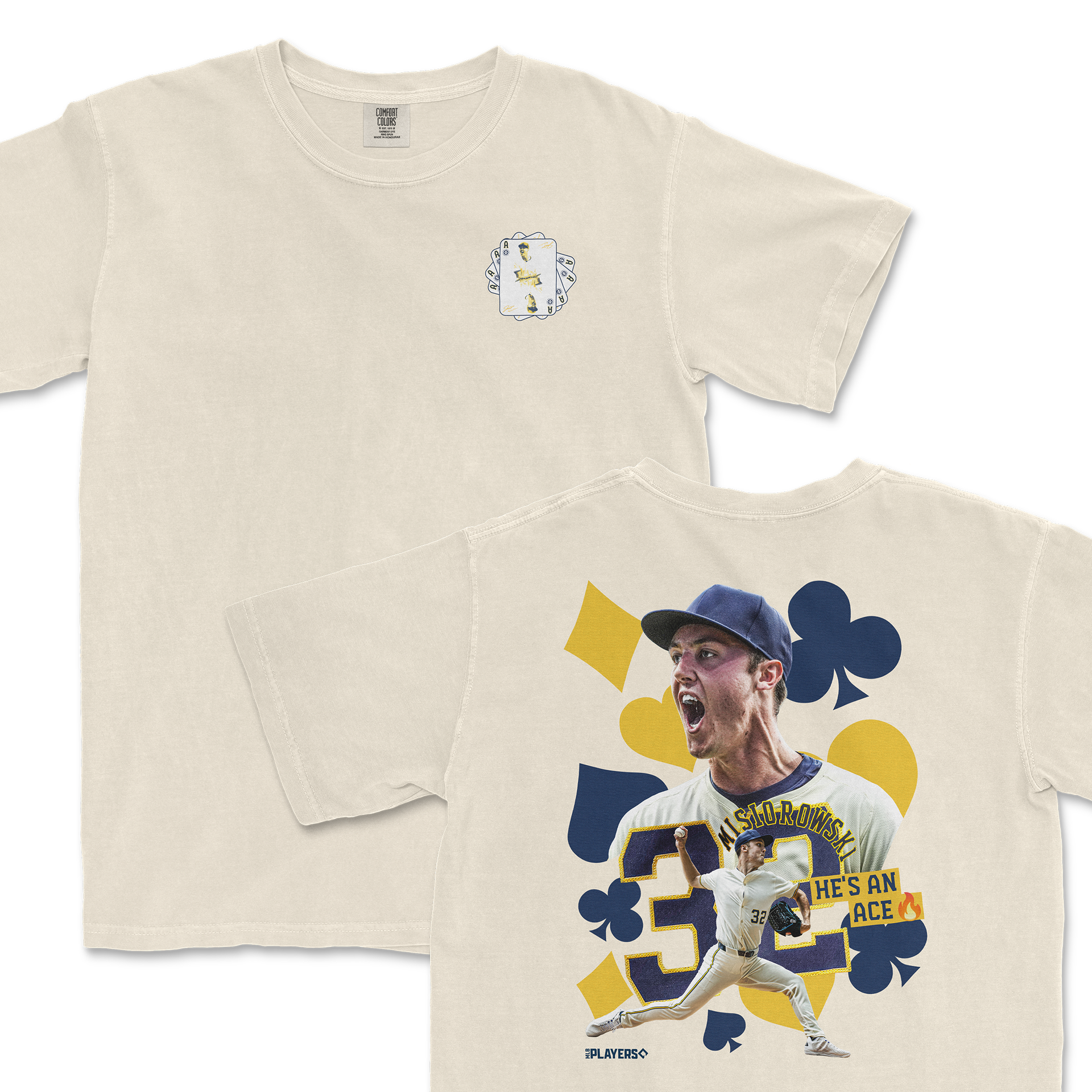 He's An Ace T-Shirt | Jacob Misiorowski | Premium Comfort Colors