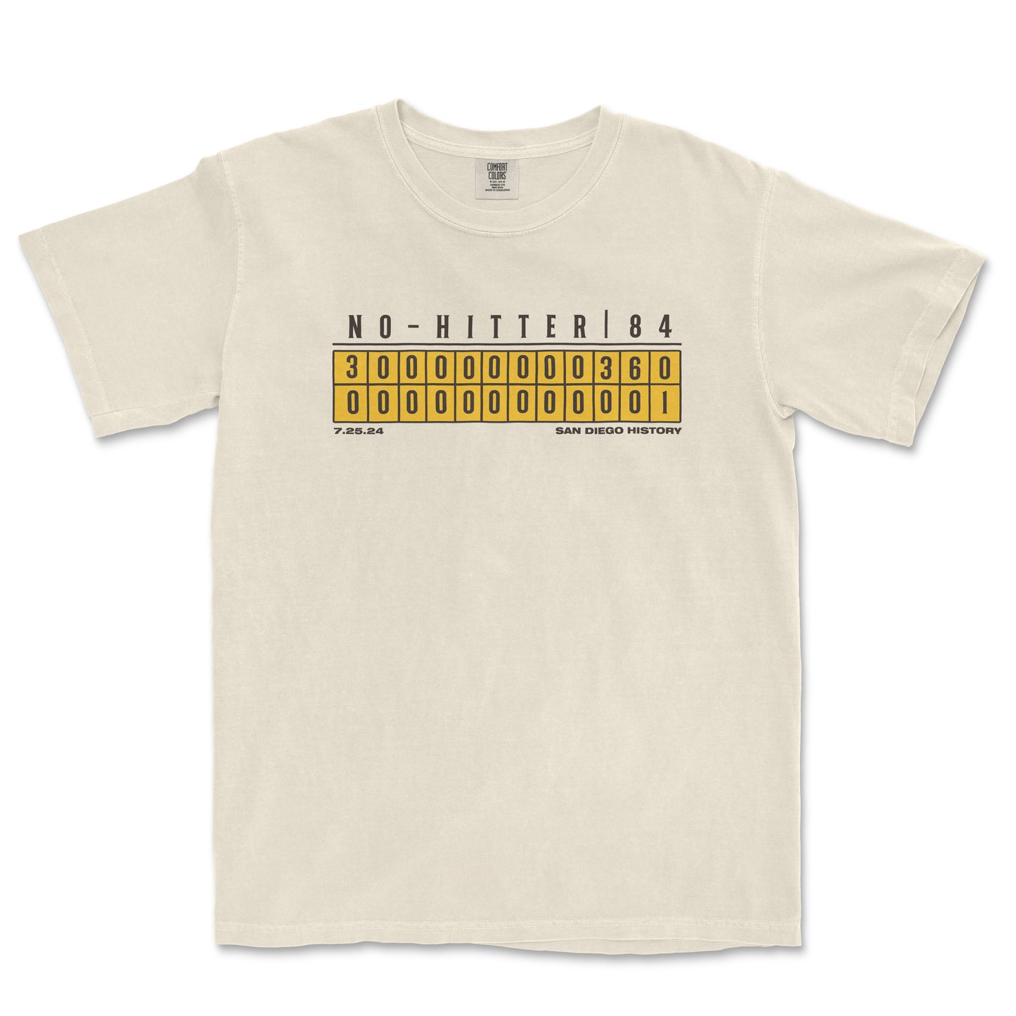 No-Hitter July 25, 2024 Boxscore | COMFORT COLORS® VINTAGE TEE