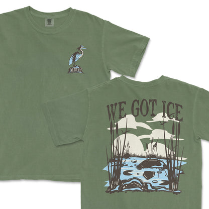 home of the blue heron | comfort colors tee