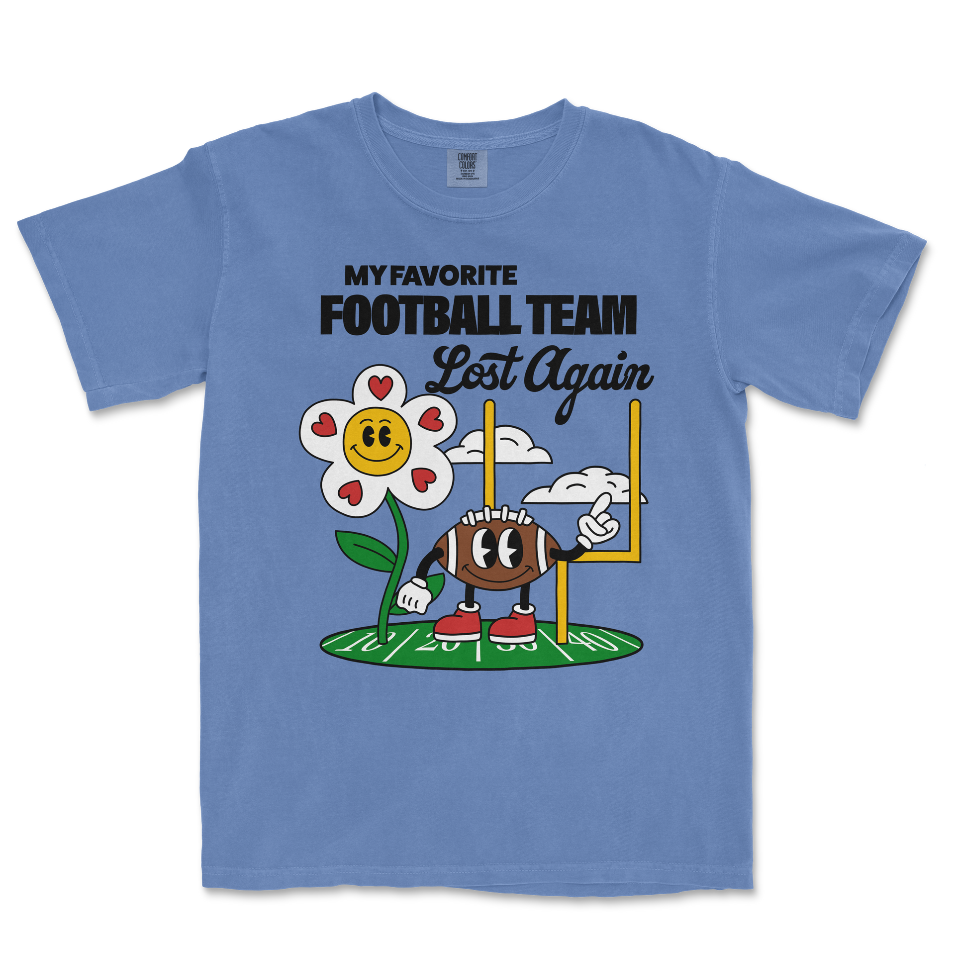 My Favorite Football Team Lost Again | Comfort Colors Tee My Favorite Football Team Lost Again | Comfort Colors Tee