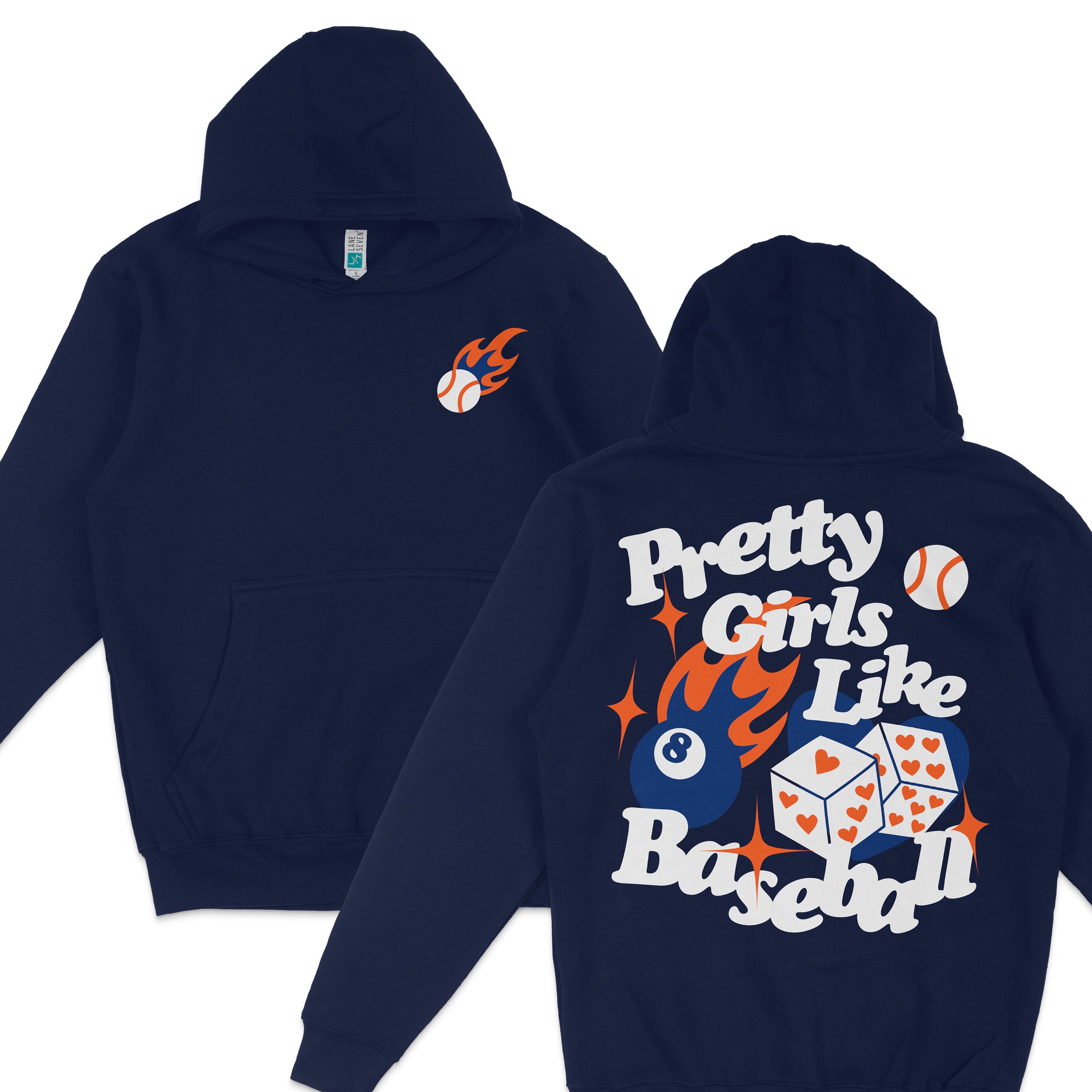 Pretty Girls Like Baseball Hoodie [NYM]