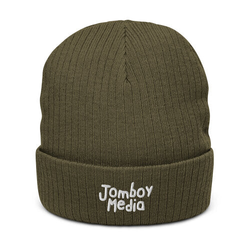 https://shop.jomboymedia.com/cdn/shop/files/ribbed-knit-beanie-olive-front-637cfce5e4e5a_1_533x.jpg?v=1684417633