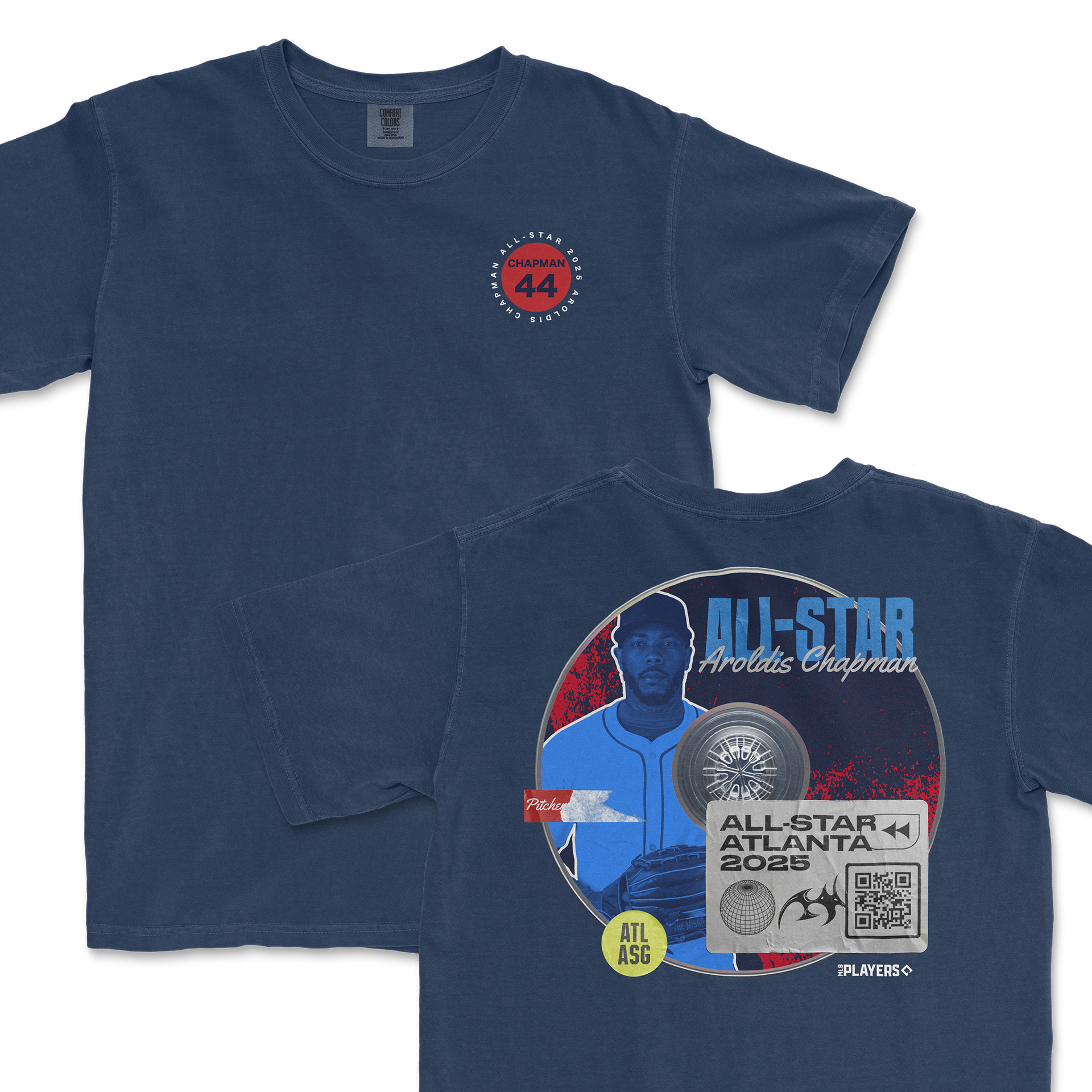 chapman skateboards Anthony furlomg Tシャツ Aroldis Chapman All-Star 2025 | Premium Comfort Colors Shirt