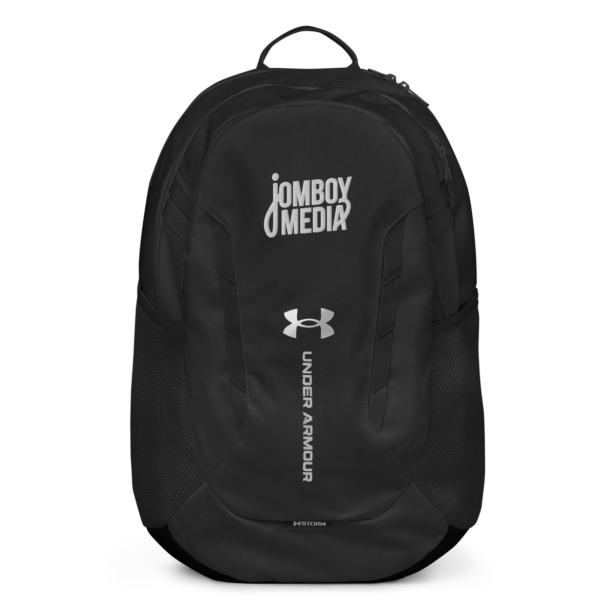 armoured laptop backpack JM Embroidered Under Armour Water-Resistant Backpack | 16" Laptop Sleeve