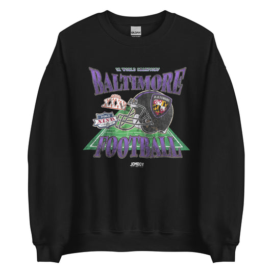 Retro Baltimore 🏈 | Crewneck Sweatshirt