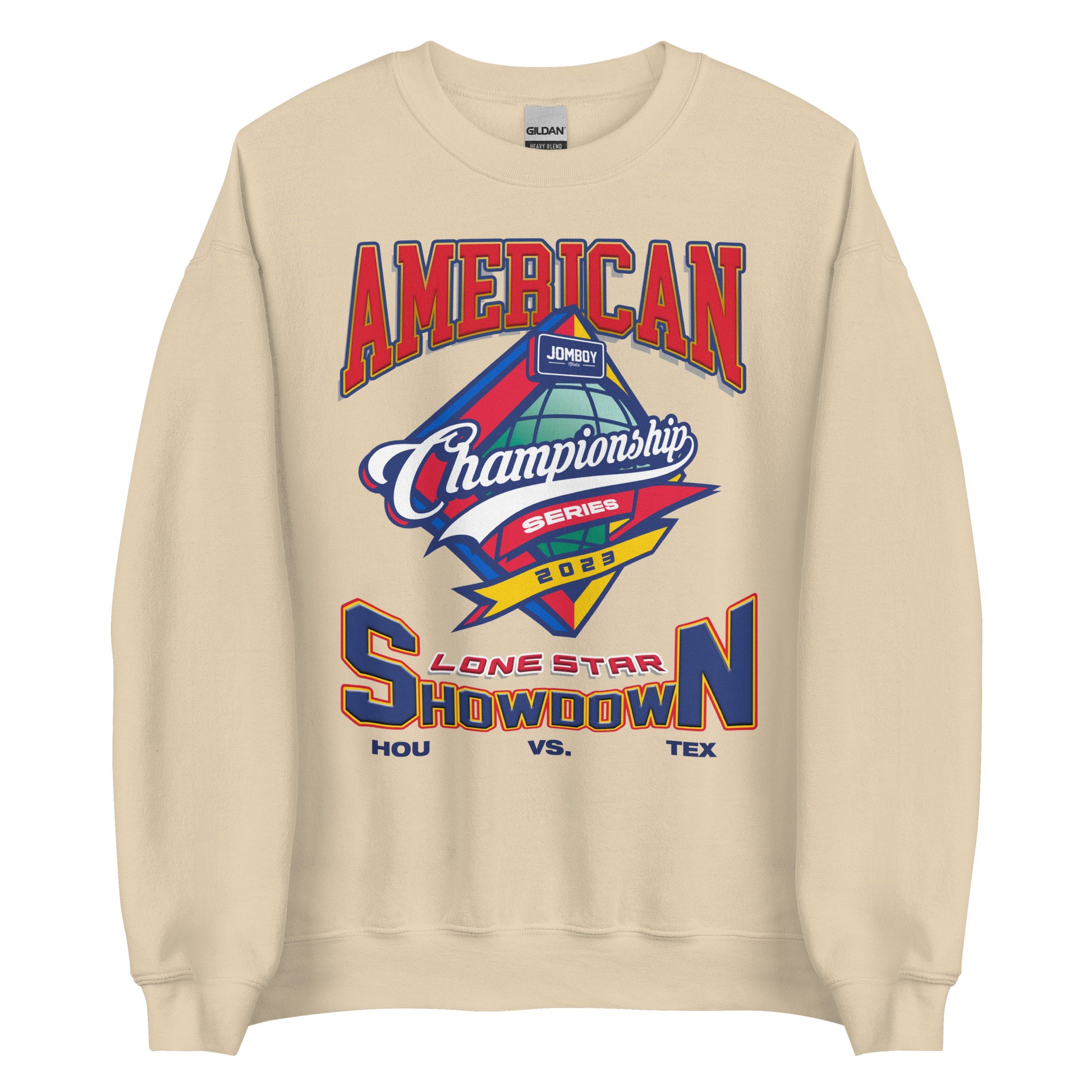 Cleveland Vintage-Style Crewneck Sweatshirt - Sand