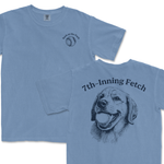 7th-Inning Fetch - Golden Retriever | Comfort Colors Tee