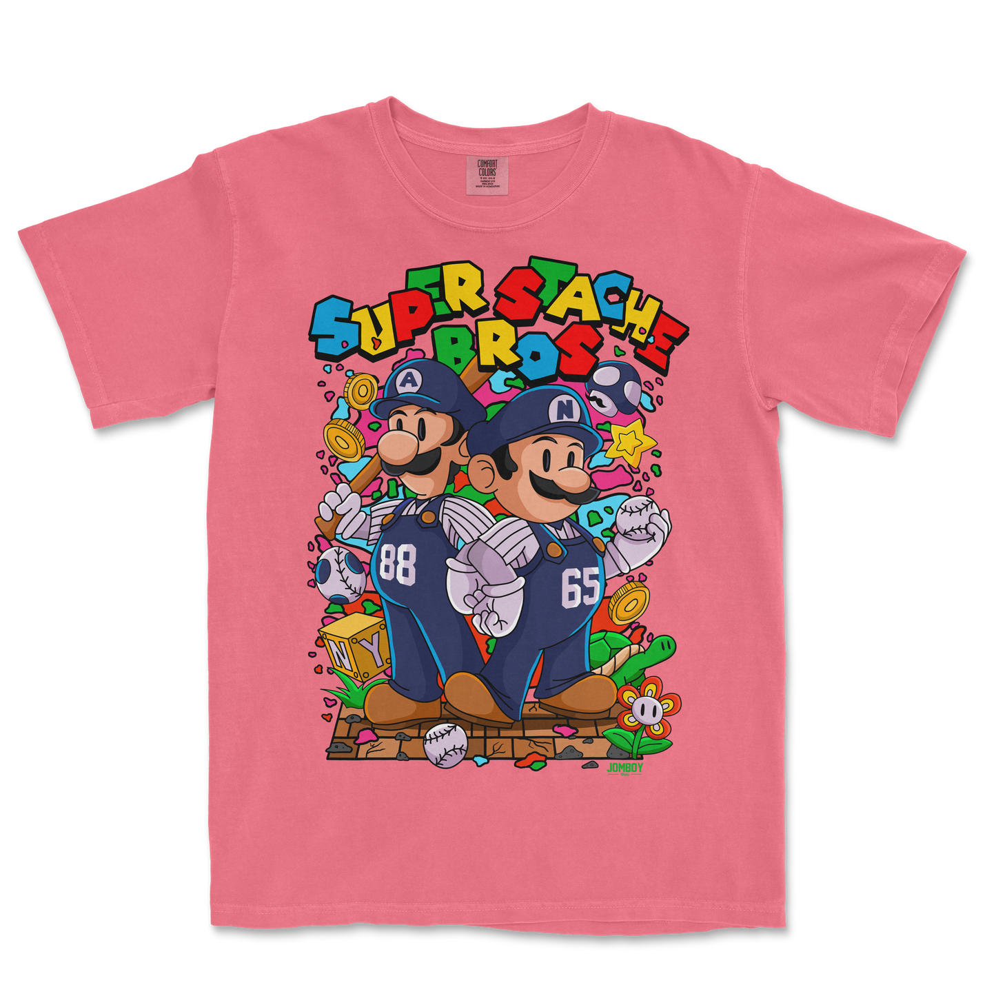 Super Stache Bros! | Comfort Colors® Vintage Tee