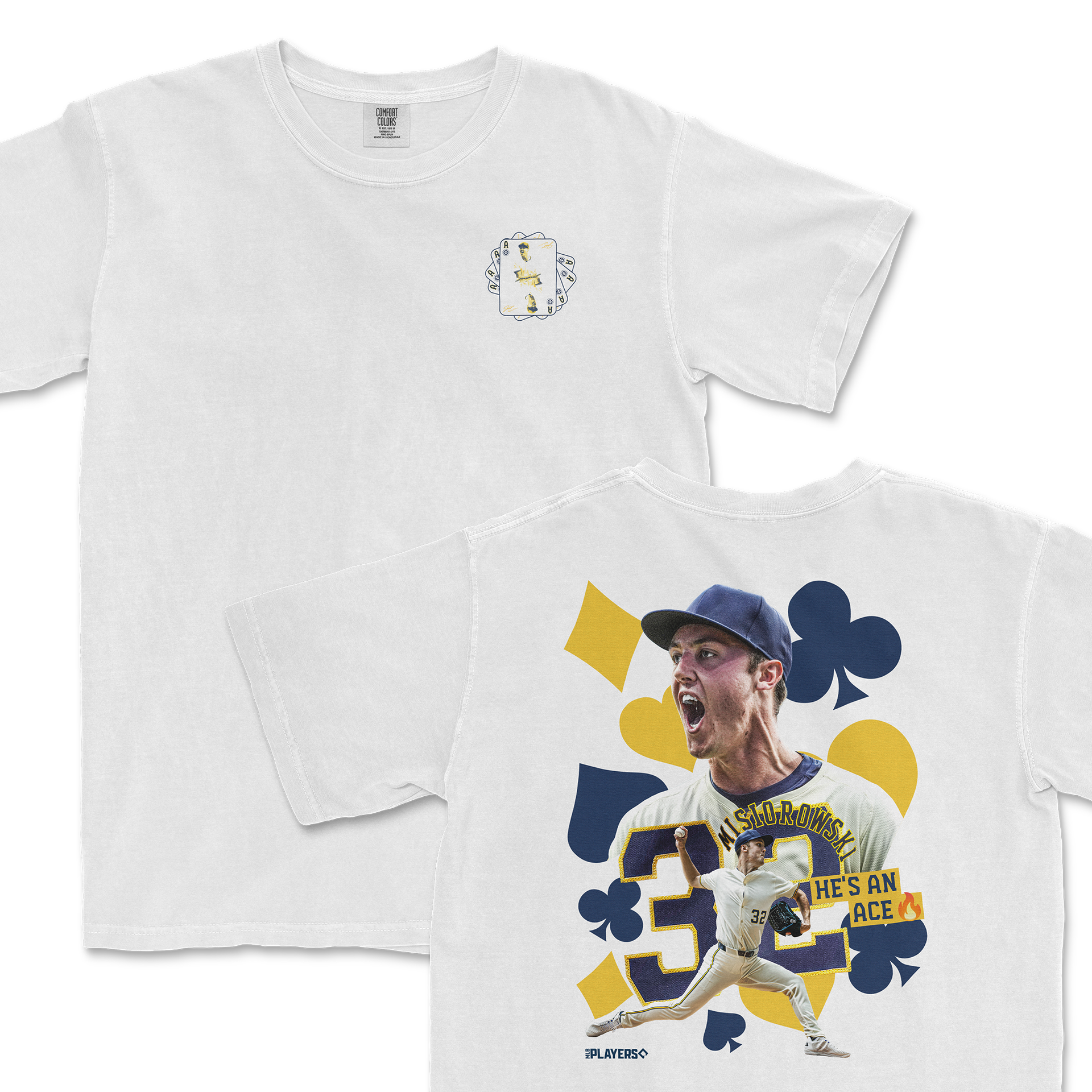 He's An Ace T-Shirt | Jacob Misiorowski | Premium Comfort Colors