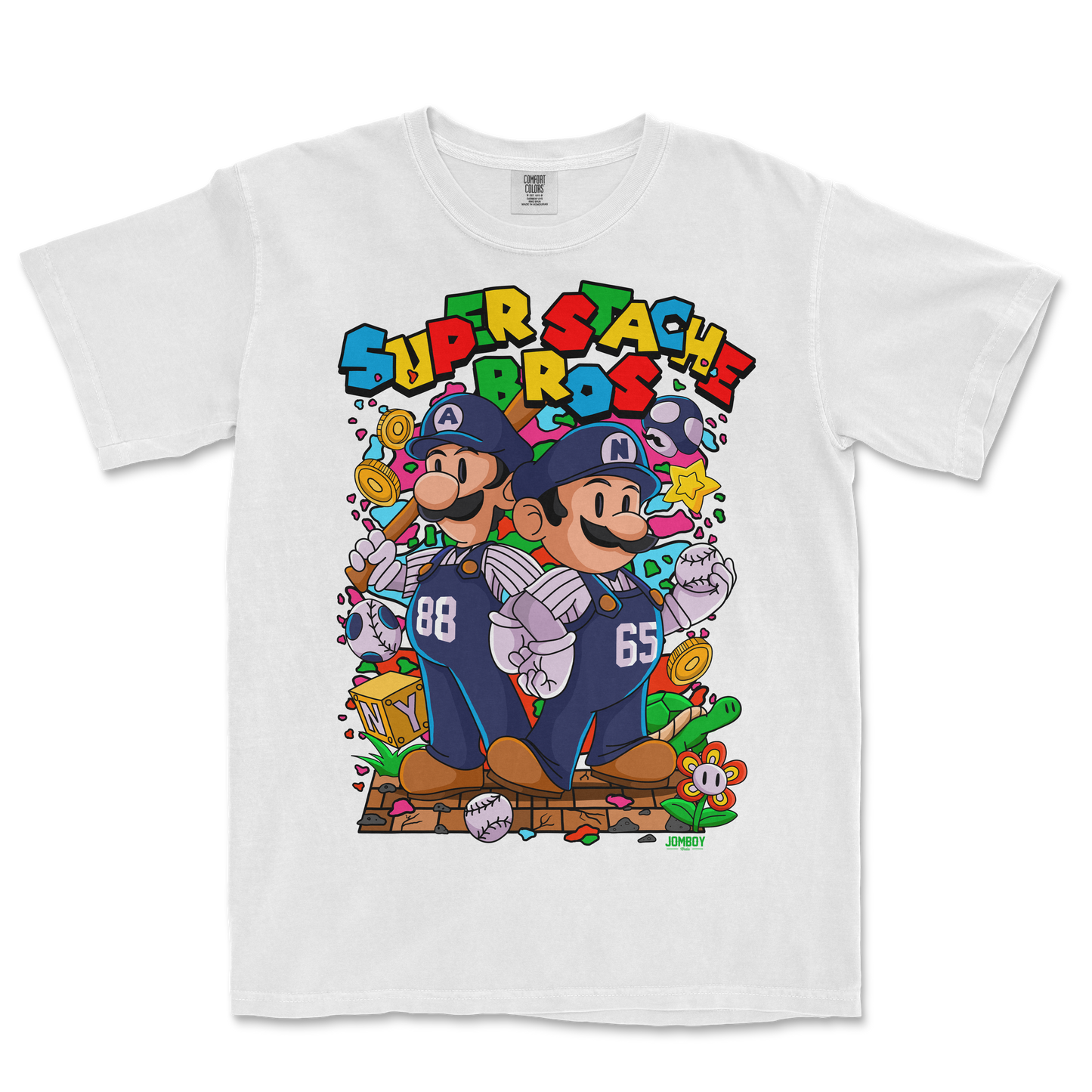 Super Stache Bros! | Comfort Colors® Vintage Tee