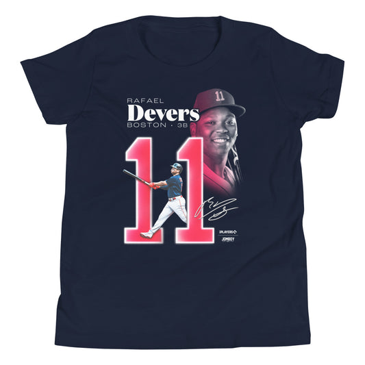 Rafael Devers Boston Signature Series Graphics Black T Shirts