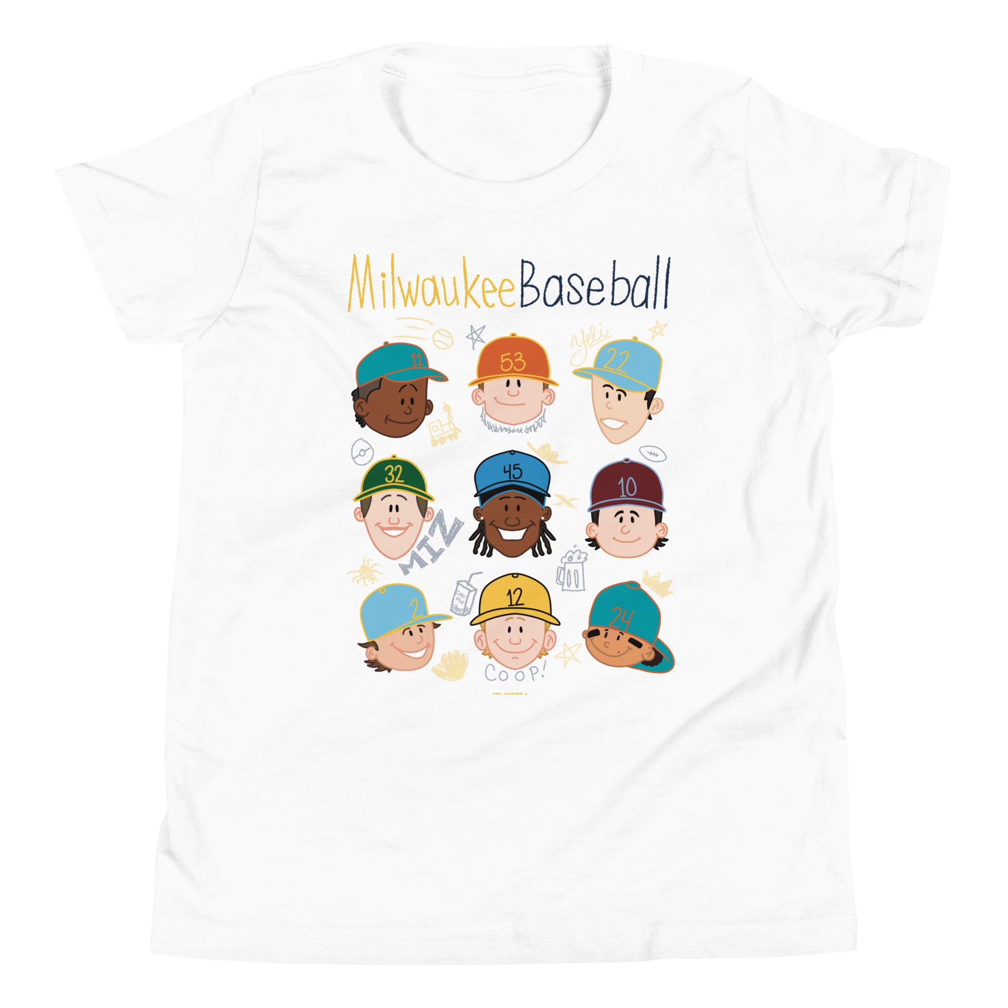 Milwaukee Kids Baseball Youth Tee