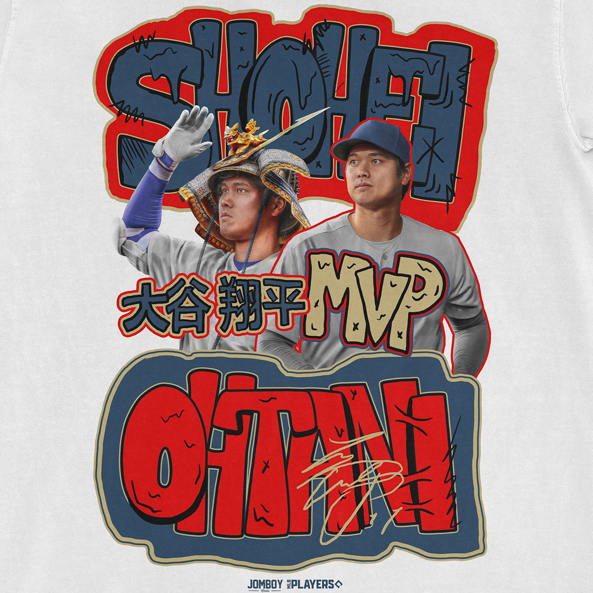 Ohtani online MVP T-shirt+Ohtani Hat