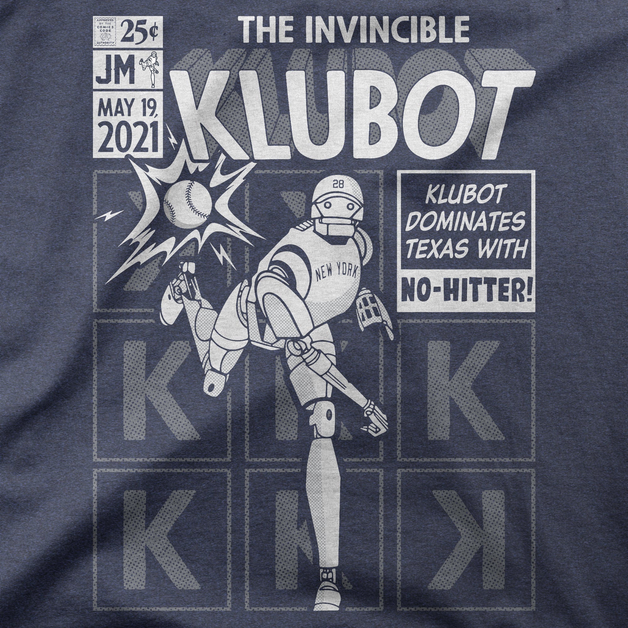 The Invincible Klubot | T-Shirt | 2021 Yankees | Jomboy Media