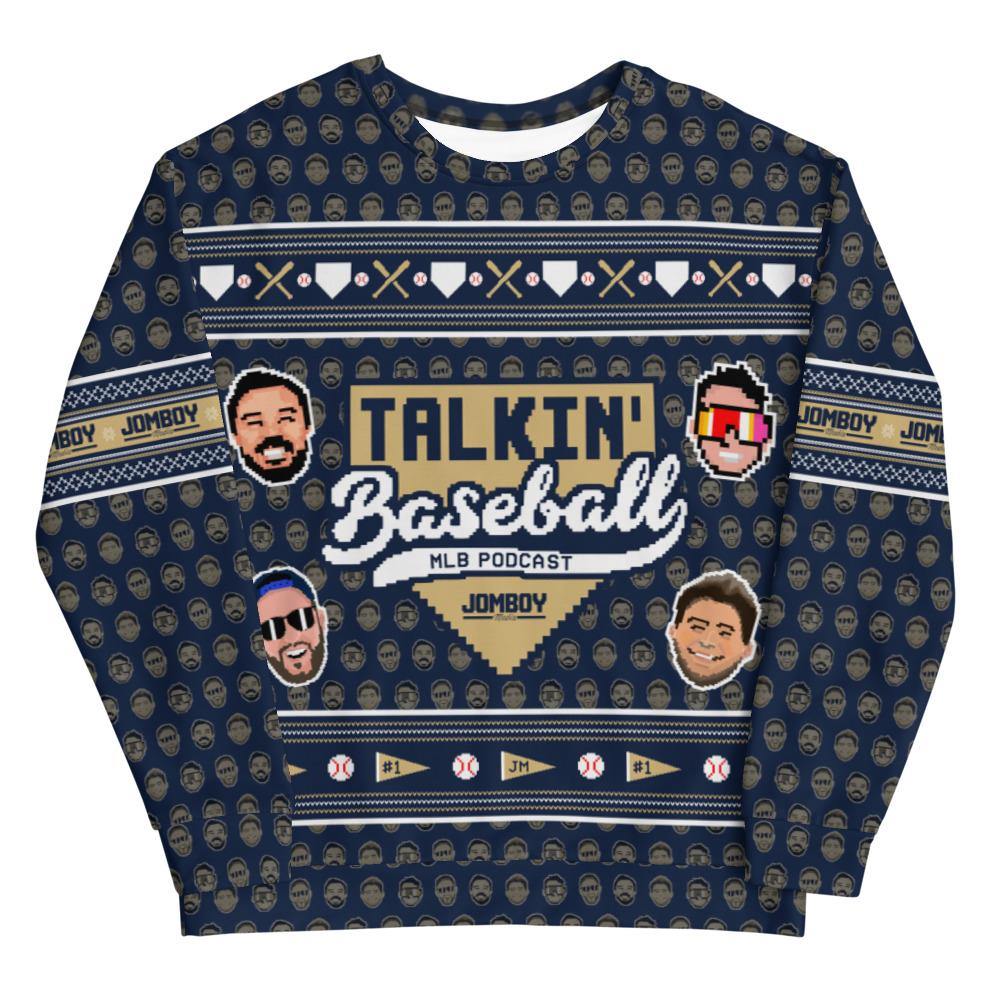 Talkin' Baseball Logo | Holiday Sweater - Jomboy Media