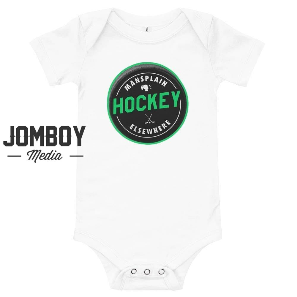 Mansplain Hockey Elsewhere | Baby Onesie - Jomboy Media