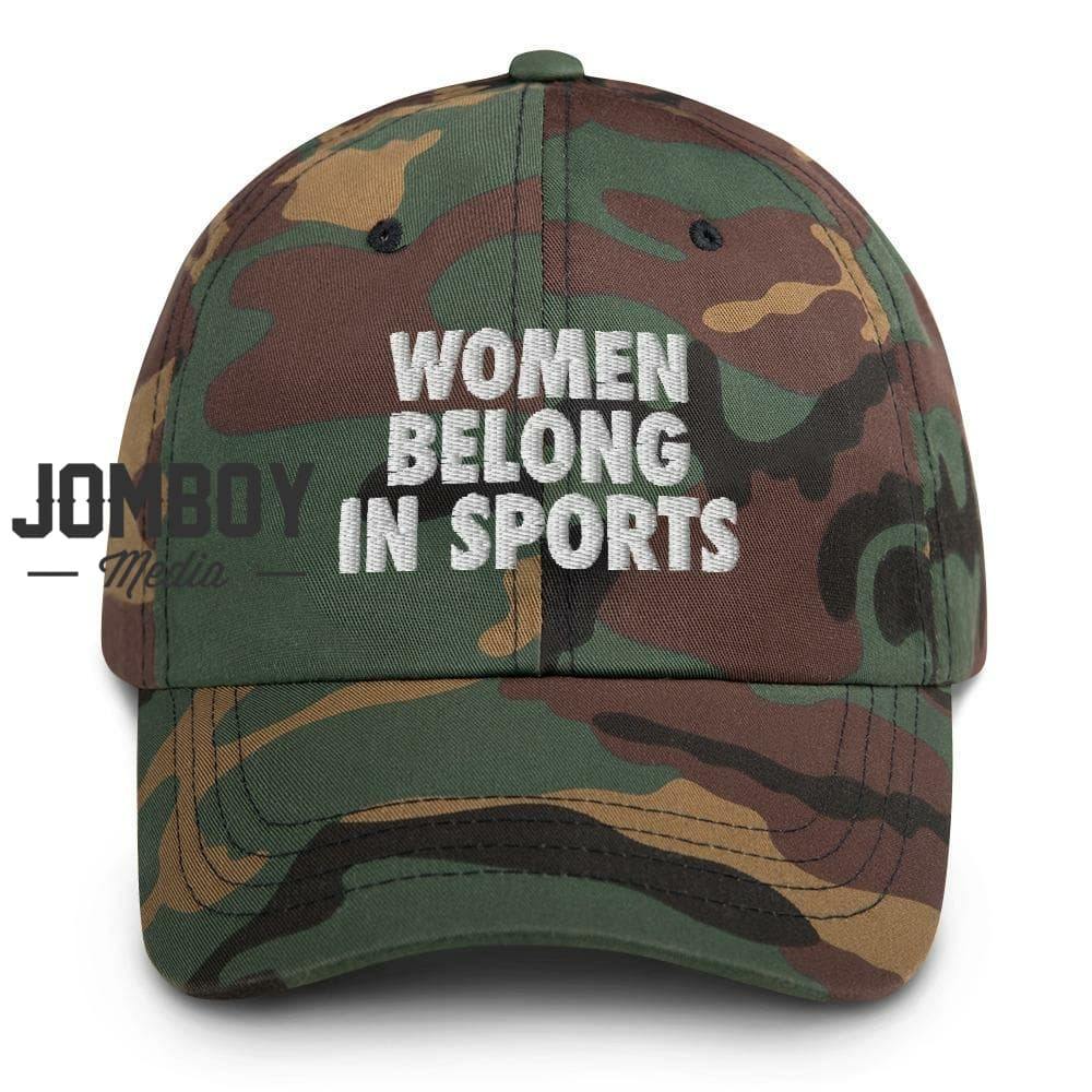 Women Belong In Sports | Dad Hat - Jomboy Media