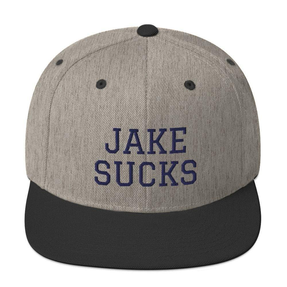 Jake Sucks | Snapback Hat - Jomboy Media