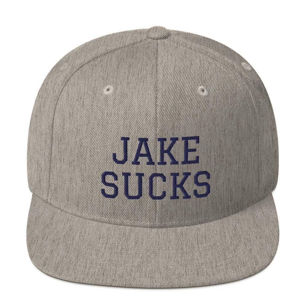 Jake Sucks | Snapback Hat - Jomboy Media
