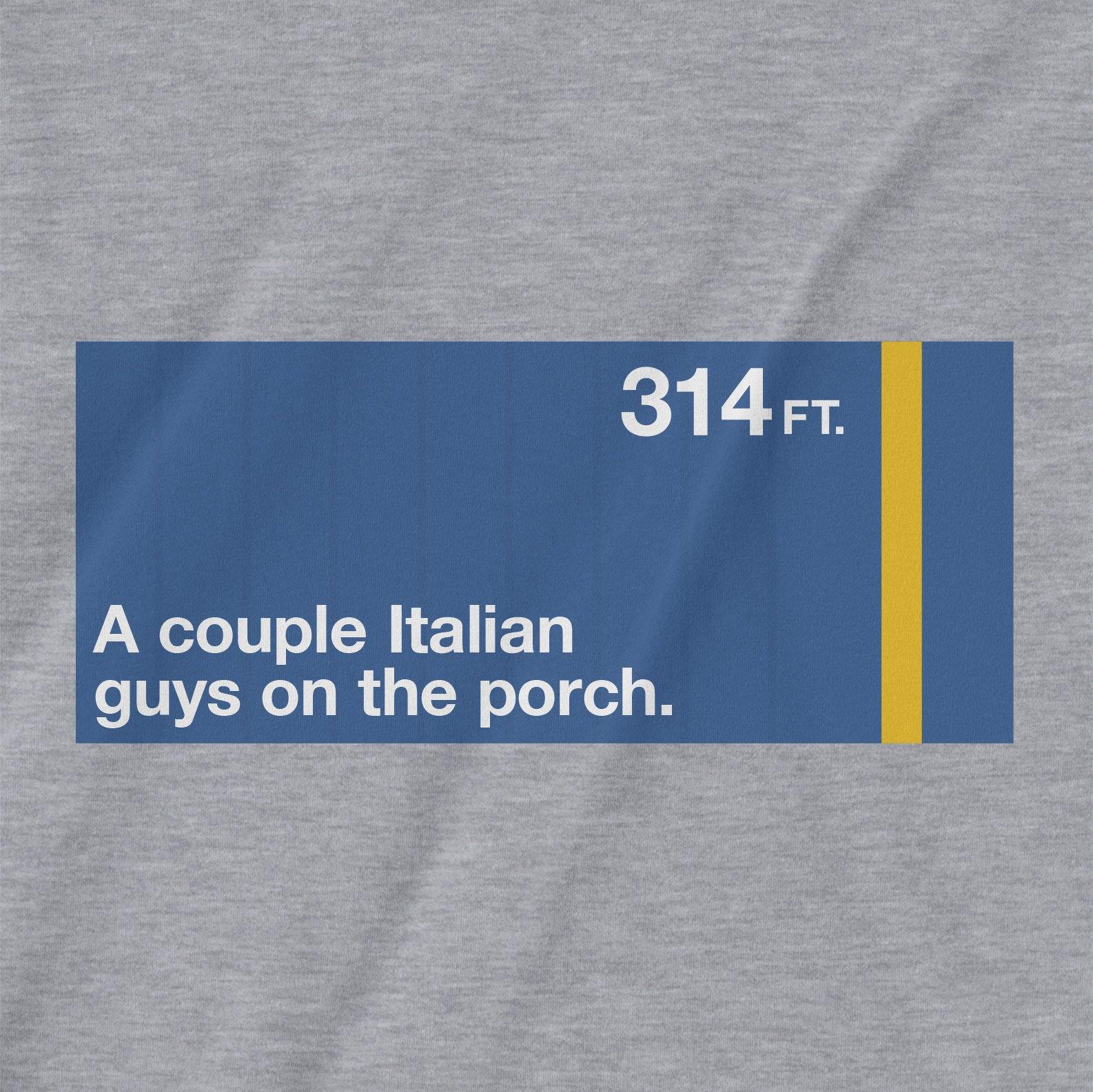 Italian Guys On The Porch | T-Shirt - Jomboy Media