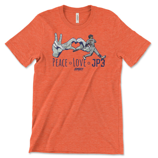 Peace, Love, JP3 | T-Shirt