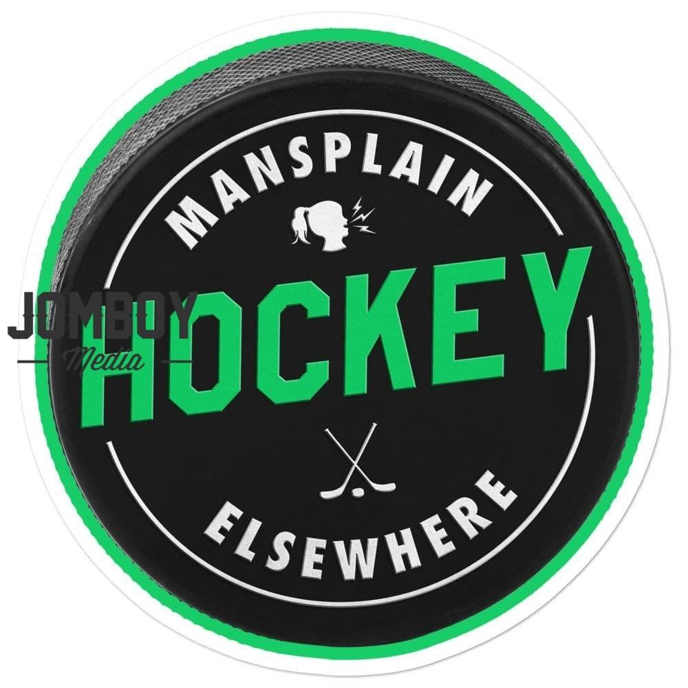 Mansplain Hockey Elsewhere | Sticker - Jomboy Media