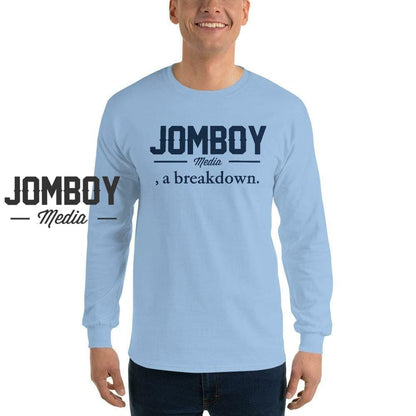 Jomboy Media, a Breakdown | Long Sleeve Shirt - Jomboy Media