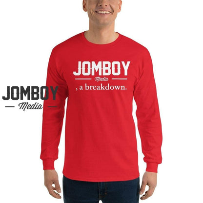 Jomboy Media, a Breakdown | Long Sleeve Shirt - Jomboy Media