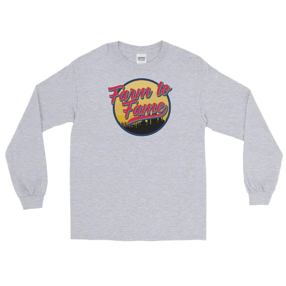 Farm To Fame Logo | Long Sleeve Shirt - Jomboy Media