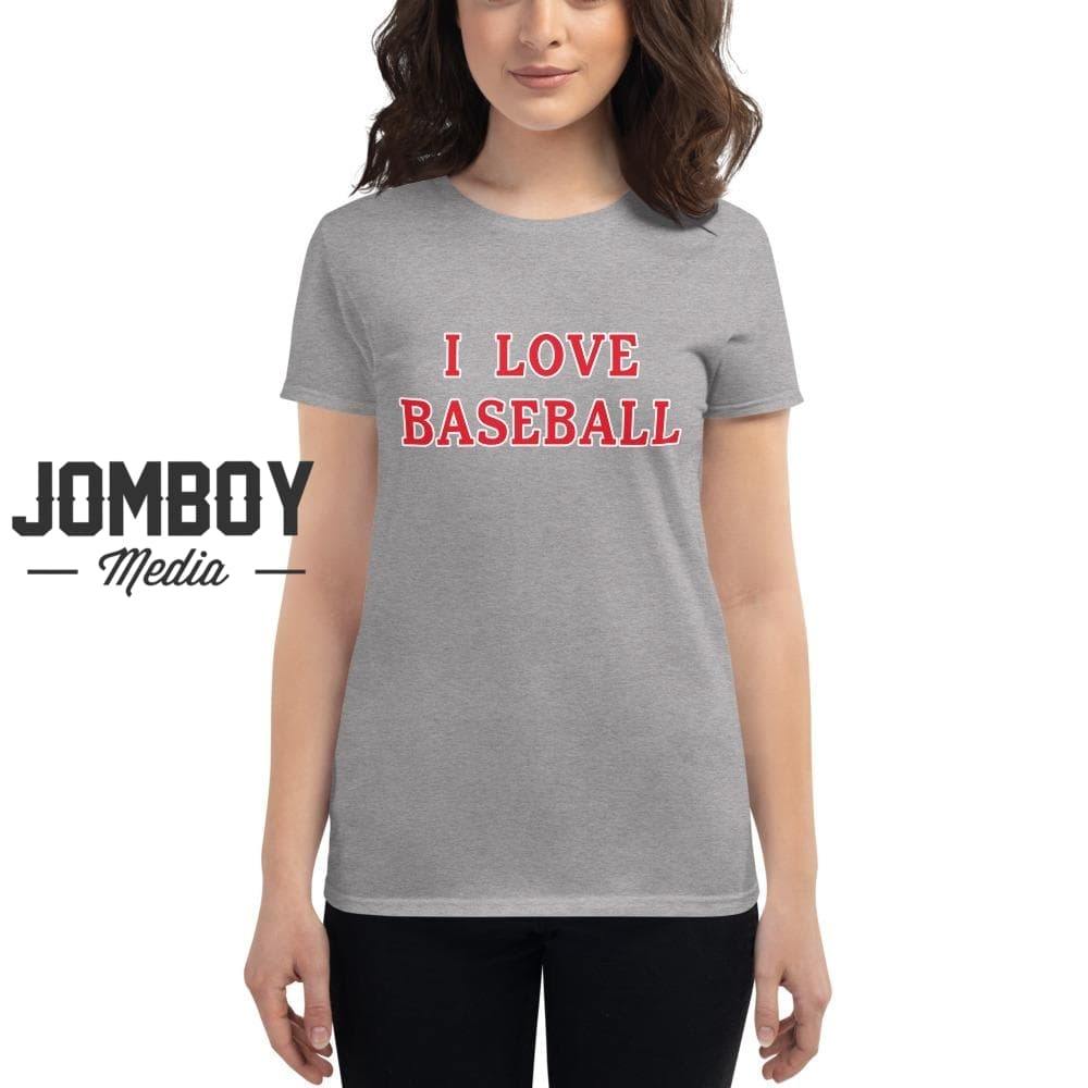 I Love Baseball | Phillies | Women's T-Shirt - Jomboy Media
