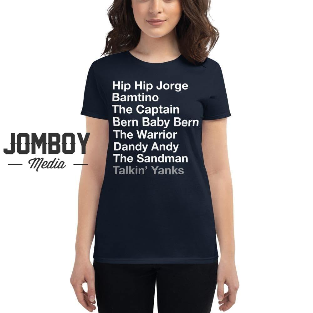 Yankees Dynasty List | Women's T-Shirt - Jomboy Media
