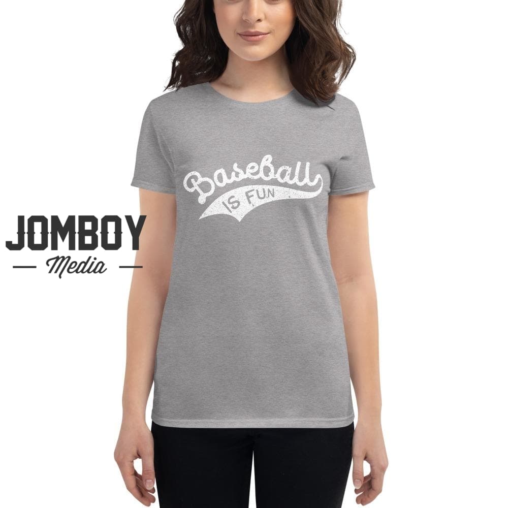 Baseball Is Fun | Women's T-Shirt 2 - Jomboy Media