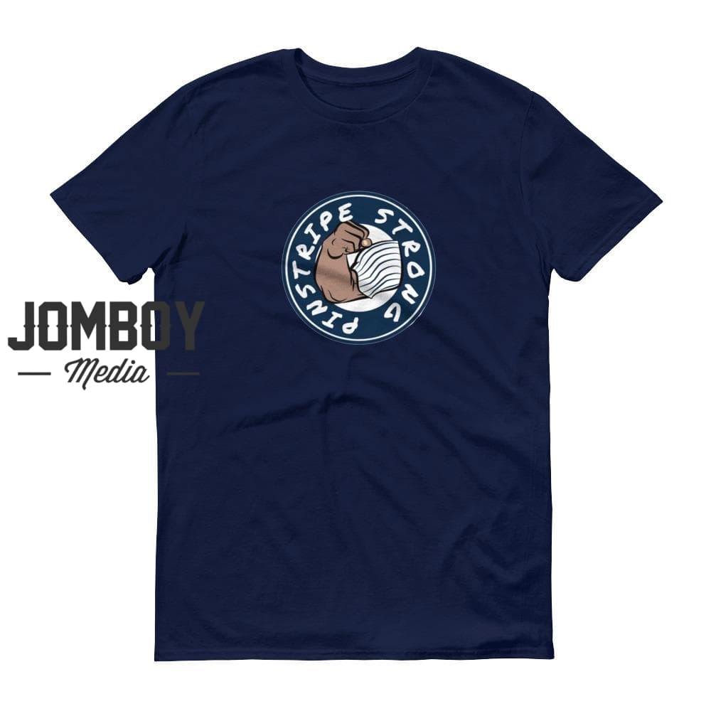 Pinstripe Strong | T-Shirt - Jomboy Media