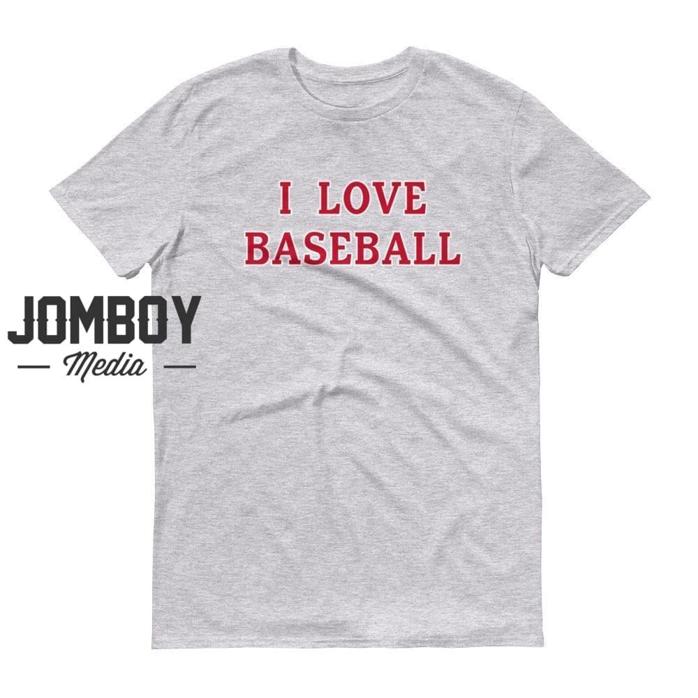 I Love Baseball | Reds | T-Shirt - Jomboy Media