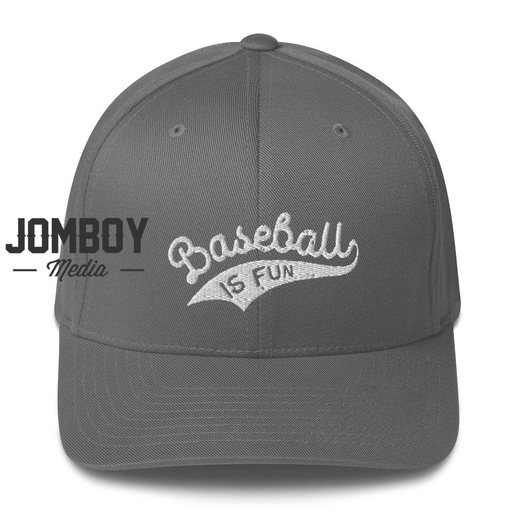 Baseball Is Fun | Flex Fit Cap – Jomboy Media