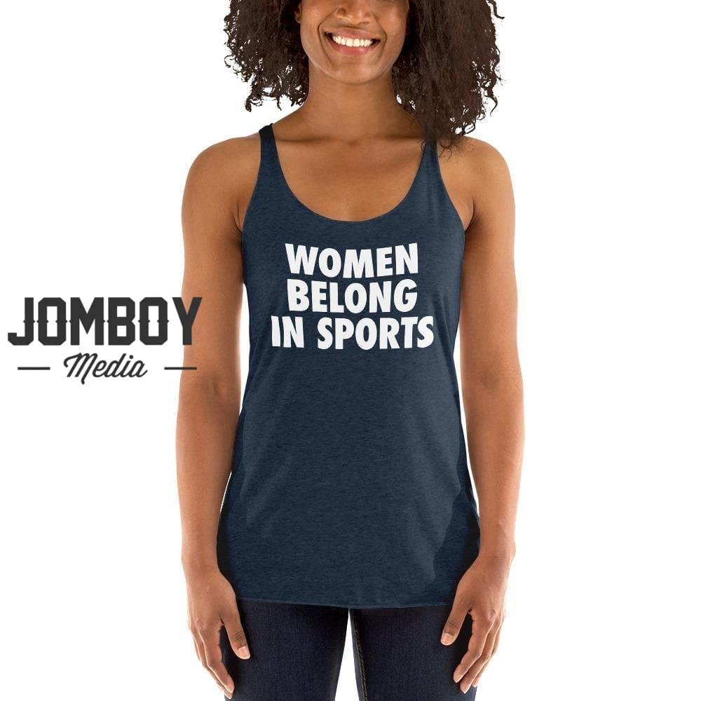 Women Belong In Sports | Women's Tank - Jomboy Media