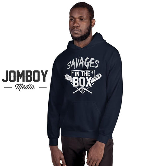 Jomboy Media Savages in The Box | Bats | T-Shirt Navy / 2XL