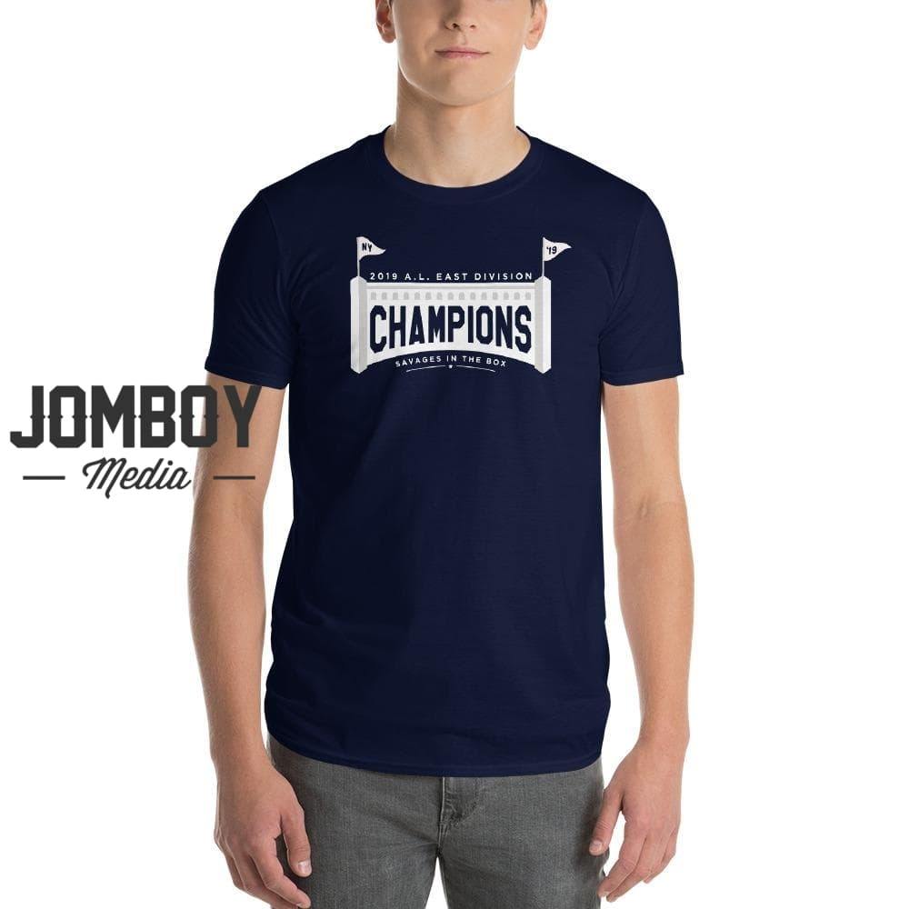 Yankees AL East Champions 2019 | Banner | T-Shirt - Jomboy Media
