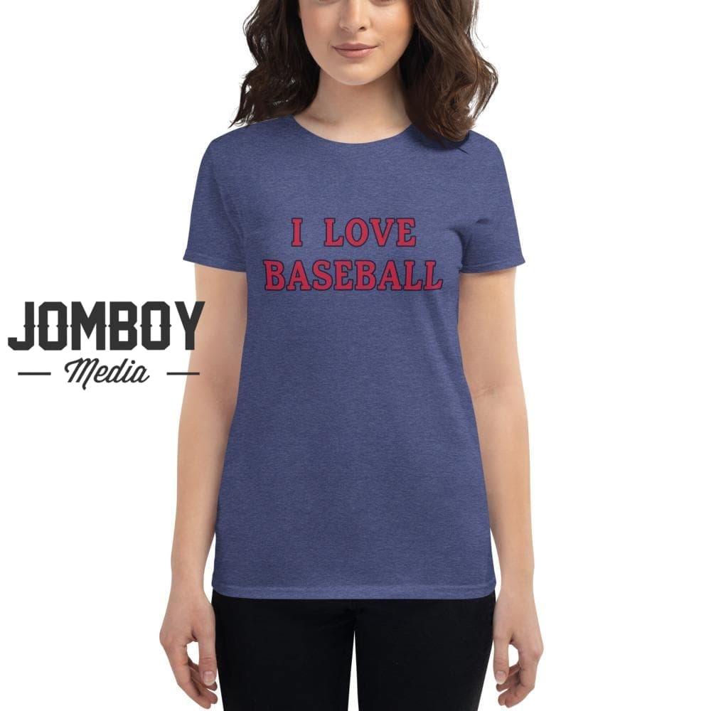 I Love Baseball | Cardinals | Women's T-Shirt - Jomboy Media