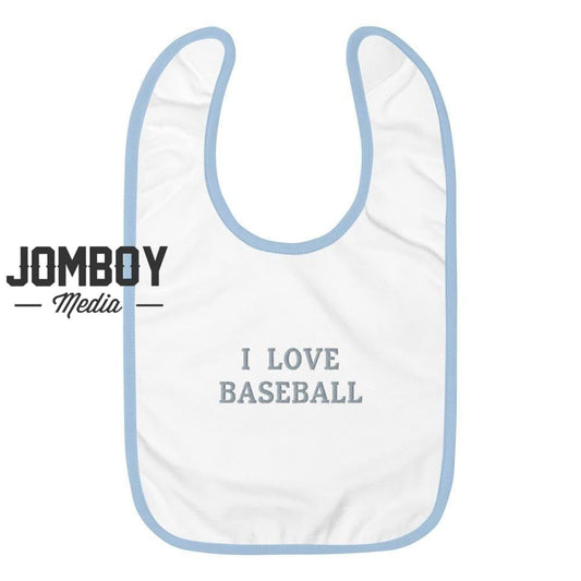 I Love Baseball | Baby Bib - Jomboy Media