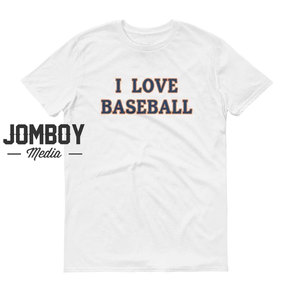 I Love Baseball | Houston | Women's T-Shirt | Houston | Jomboy Media White / M