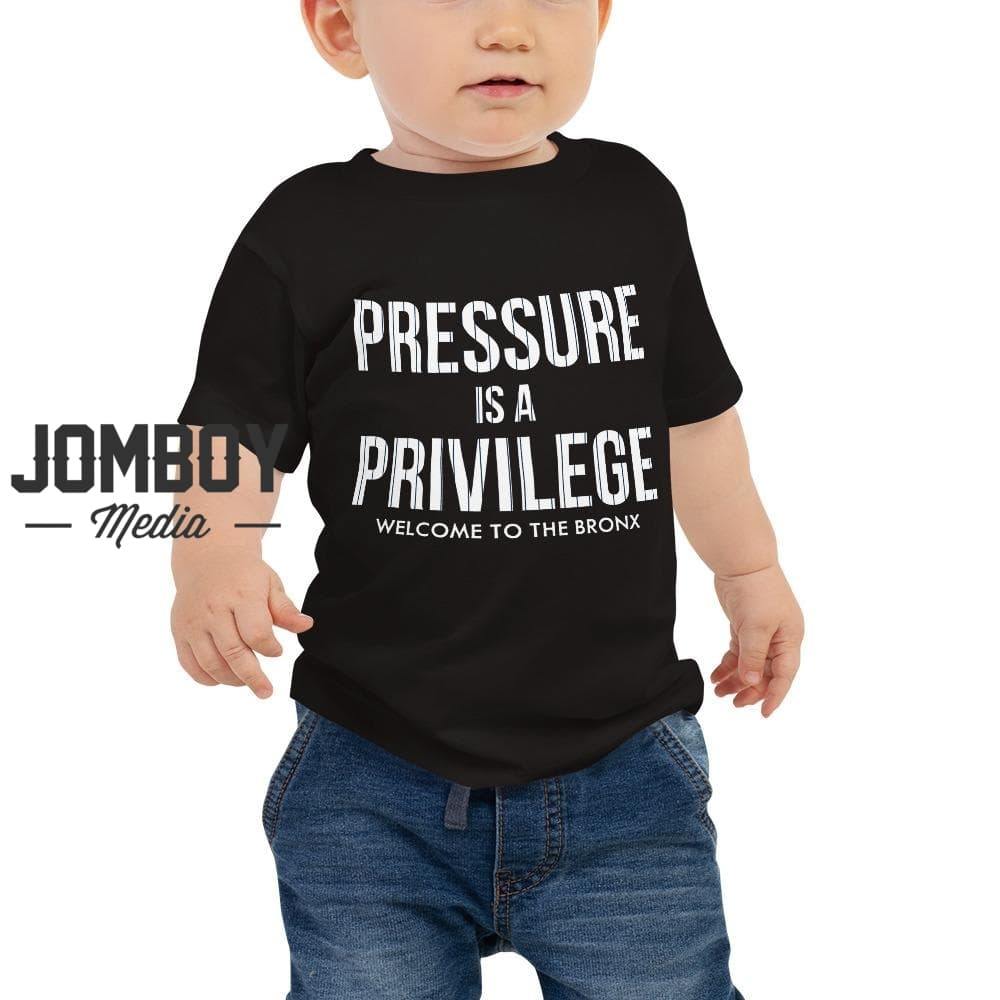 Pressure Is A Privilege | Baby Tee - Jomboy Media