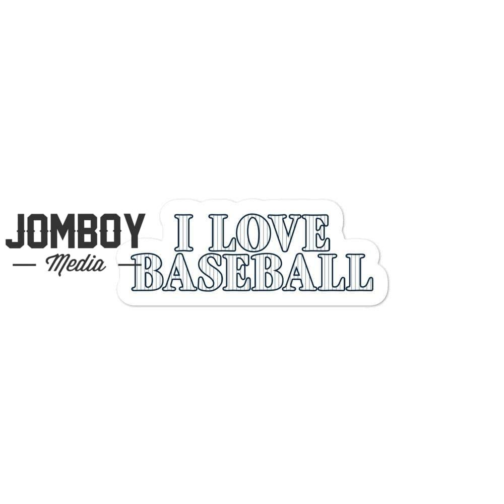 I Love Baseball | Yankees | Sticker - Jomboy Media