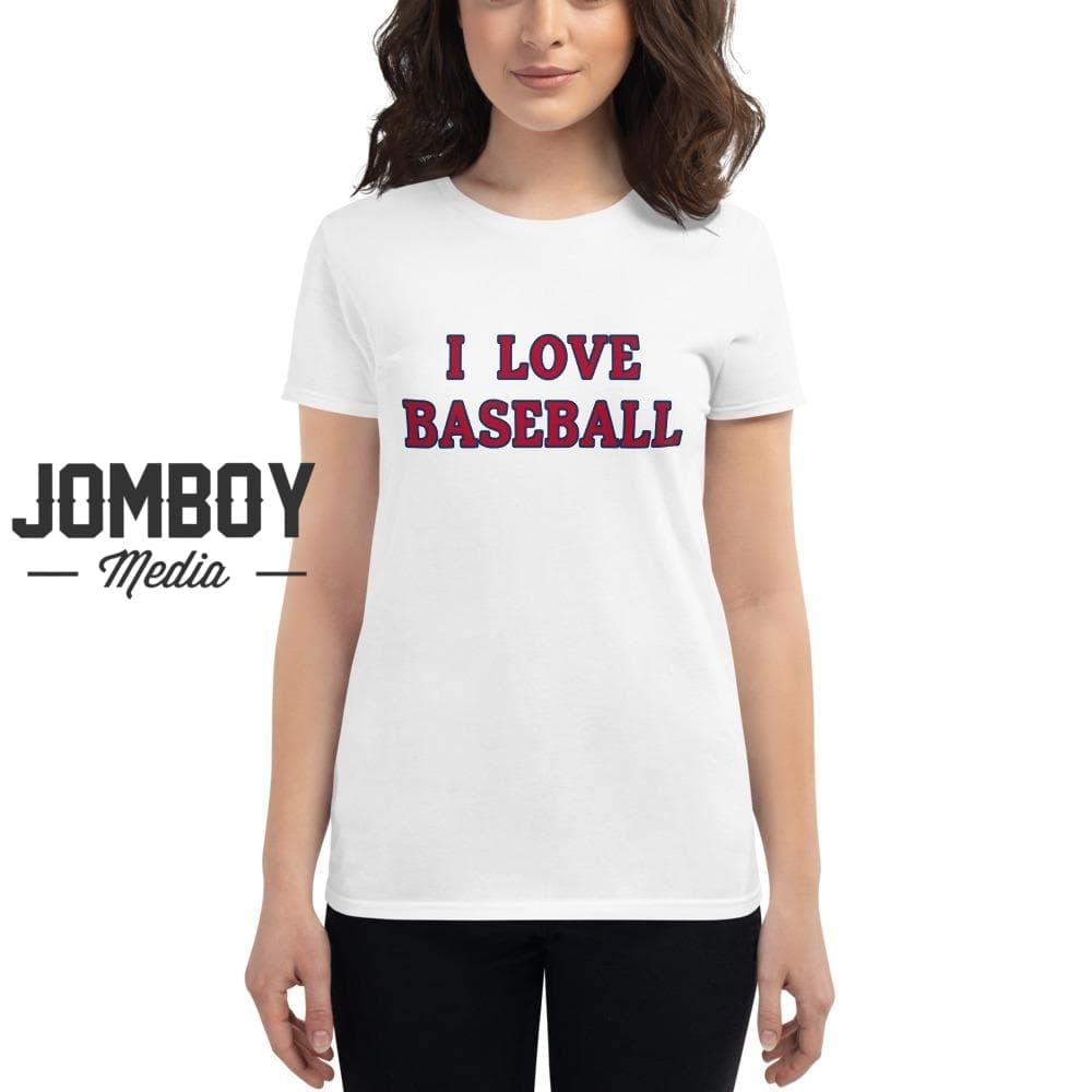I Love Baseball | Angels | Women's T-Shirt - Jomboy Media