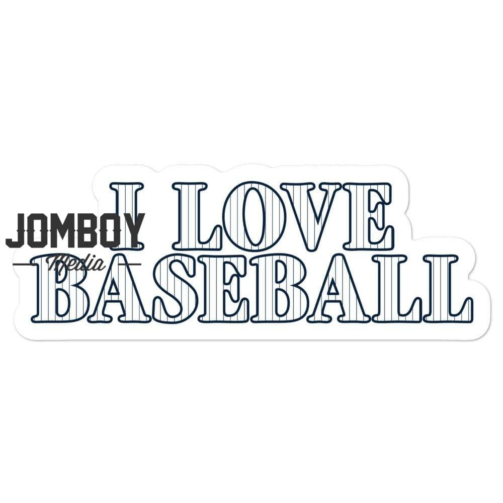 I Love Baseball | Yankees | Sticker - Jomboy Media