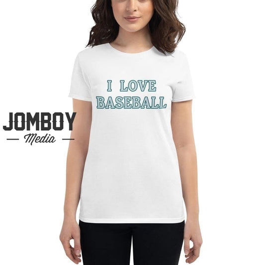 I Love Baseball | Mariners | Women's T-Shirt - Jomboy Media