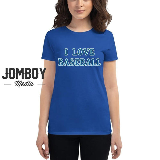 I Love Baseball | Dodgers | Women's T-Shirt - Jomboy Media